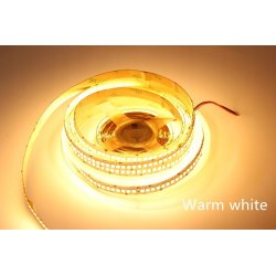 SUPER MOCNA Taśma LED PREMIUM 12V SMD2835 IP20 barwa biała CIEPŁA 1200d 5mb