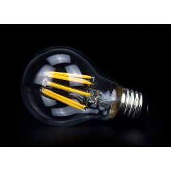 ŻARÓWKA E27 LED FILAMENT 6W Neutralna Edison A60