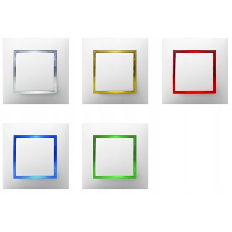 RAMKA POCZWÓRNA do systemu OSPEL ARIA R-4 BIAŁA