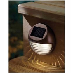 Lampka ogrodowa Lampa SOLARNA ścienna SCHODOWA Kinkiet solarny LED ZIMNY