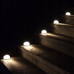Lampka ogrodowa Lampa SOLARNA ścienna SCHODOWA Kinkiet solarny LED ZIMNY