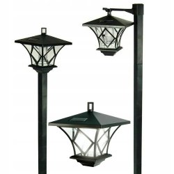 Lampka ogrodowa SOLARNA Latarnia wysoka 150cm LED