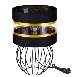 Lampka nocna Lampa stołowa loft na led E27 Abażur