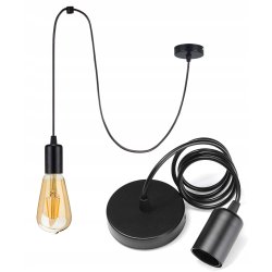 LAMPA sufitowa wisząca ZWIS Edison Loft E27 PAJĄK