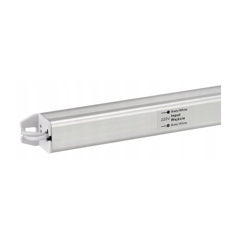Zasilacz 12V 72W 6A wodoodporny do taśm LED IP67 hermetyczny metal slim