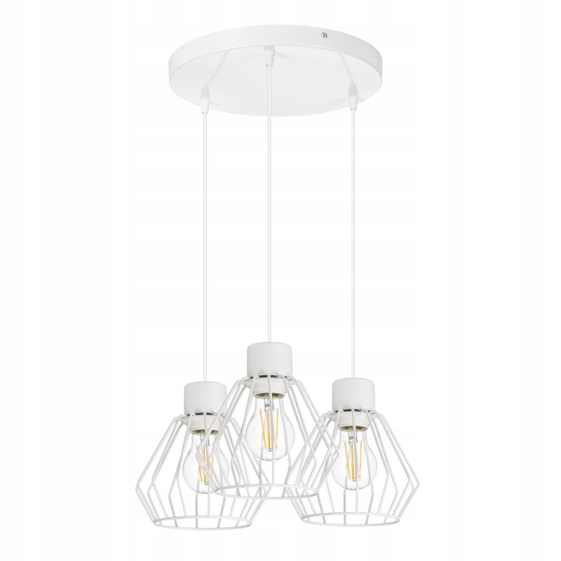 LAMPA sufitowa WISZĄCA ZWIS E27 żyrandol loft DRUT