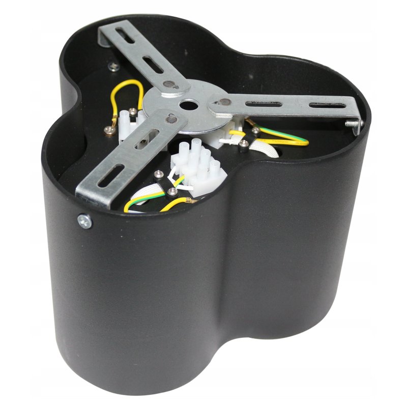 OPRAWA NATYNKOWA LED POTRÓJNA RUCHOMA CZARNA +GU10