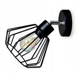 LAMPA KINKIET ŚCIENNY regulowany loft BRYLANT drut