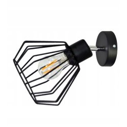 LAMPA KINKIET ŚCIENNY regulowany loft BRYLANT drut