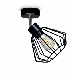 LAMPA KINKIET ŚCIENNY regulowany loft BRYLANT drut