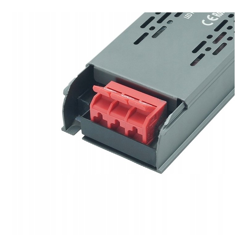 Zasilacz PROFESJONALNY płaski 12V 16,7A MOCNY 200W IP20 SUPER SLIM taśm led