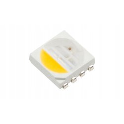 TAŚMA LED PREMIUM RGBW + CW zimna 4in1 4-chip SMD 5050 IP20 24V 1m