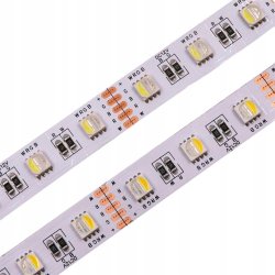 TAŚMA LED PREMIUM RGBW + CW zimna 4in1 4-chip SMD 5050 IP20 24V 1m