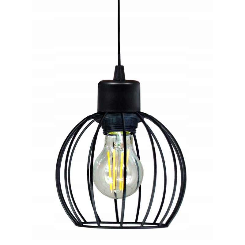 LAMPA wisząca sufitowa ŻYRANDOL ZWIS 3x drut KULA