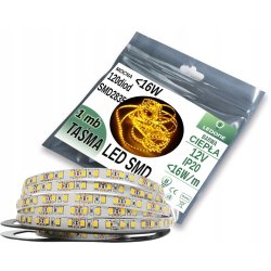 MOCNA 16W Taśma LED PREMIUM 2835 600 IP20 CIEPŁ 1m