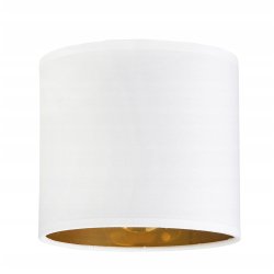 LAMPA KINKIET ścienny stały E27 LOFT abażur złoty
