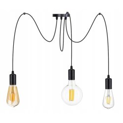 LAMPA sufitowa wisząca ZWIS Edison Loft E27 PAJĄK