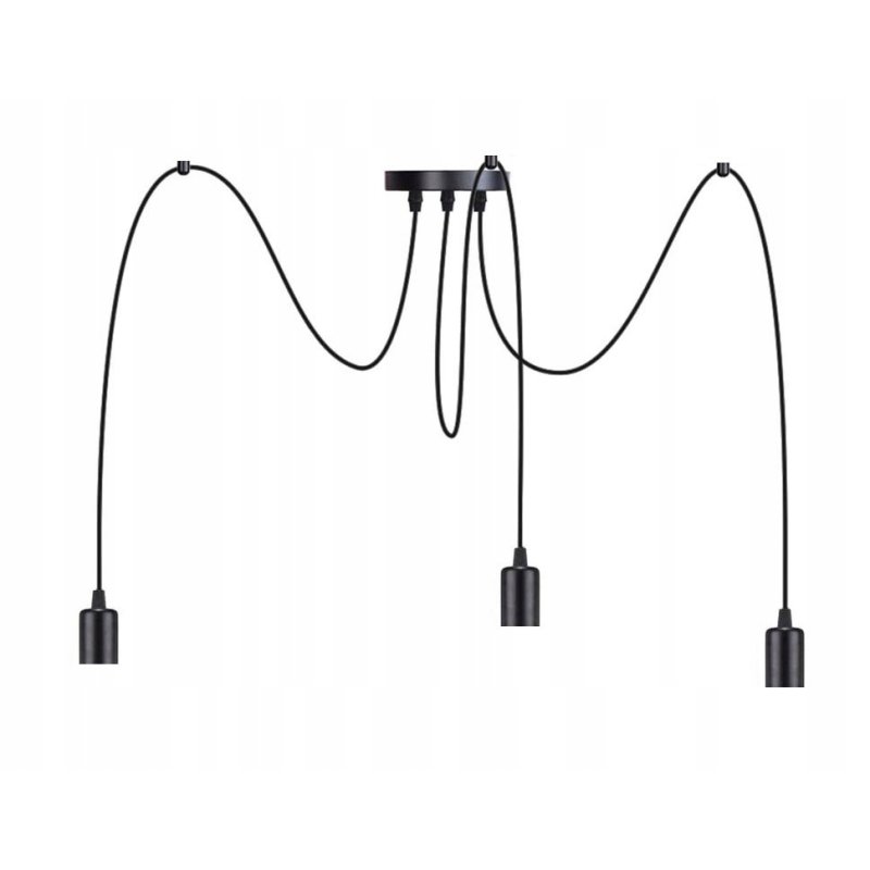 LAMPA sufitowa wisząca ZWIS Edison Loft E27 PAJĄK