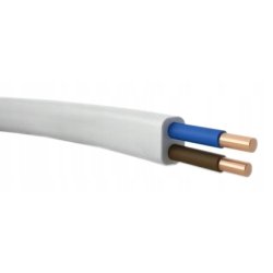Kabel Przewód prądowy DRUT YDYp 2x1,5 Cu 750V 1mb