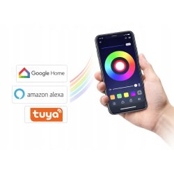 Sterownik Kontroler taśm LED MONO WiFi Android ALEXA TUYA Google PILOT RF