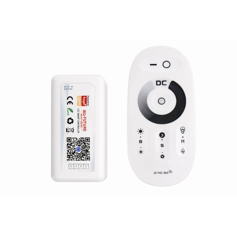 Sterownik Kontroler taśm LED MONO WiFi Android ALEXA TUYA Google PILOT RF