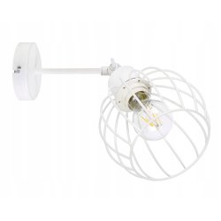 LAMPA KINKIET ścienny ruchomy loft drut KULA E27