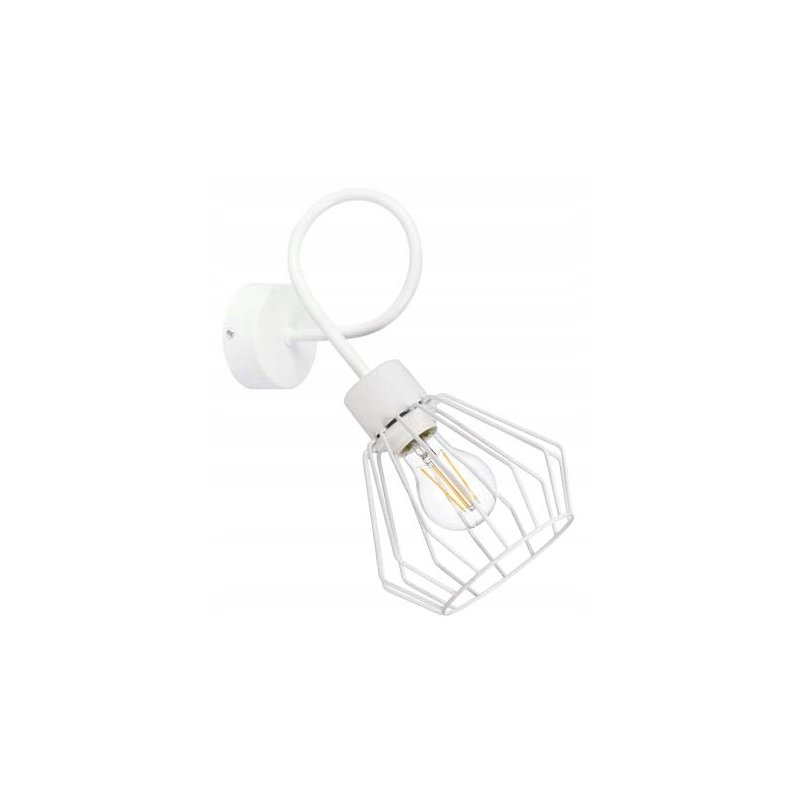 LAMPA KINKIET E27 żyrandol stały loft drut BRYLANT