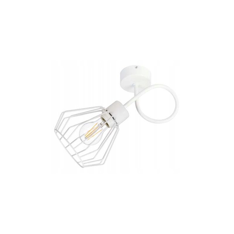 LAMPA KINKIET E27 żyrandol stały loft drut BRYLANT