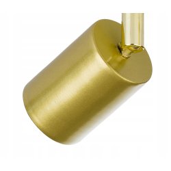 Lampa sufitowa kinkiet spot złoty oprawa halogenowa 2x GU10 podwójna