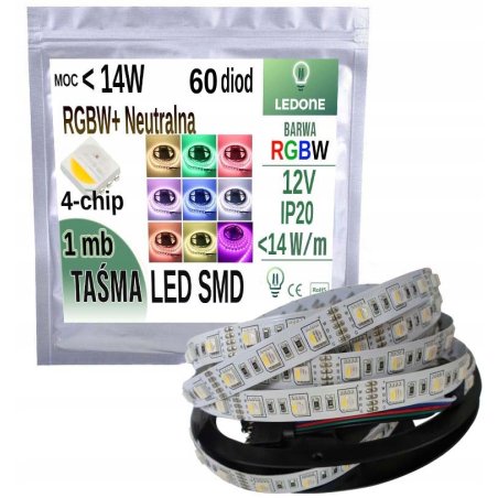TAŚMA LED PREMIUM RGBW + NW...