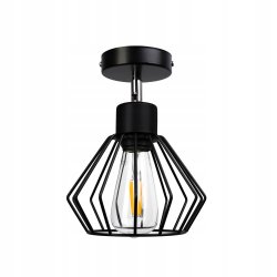 LAMPA KINKIET ŚCIENNY regulowany loft BRYLANT drut