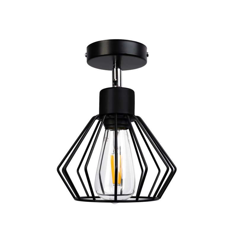 LAMPA KINKIET ŚCIENNY regulowany loft BRYLANT drut