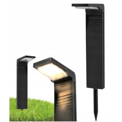 Lampka PREMIUM ogrodowa SOLARNA słupek ogrodowy IP64 lampa wbijana NW 4000K
