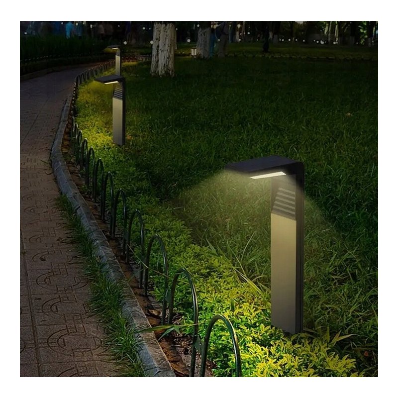 Lampka PREMIUM ogrodowa SOLARNA słupek ogrodowy IP64 lampa wbijana NW 4000K