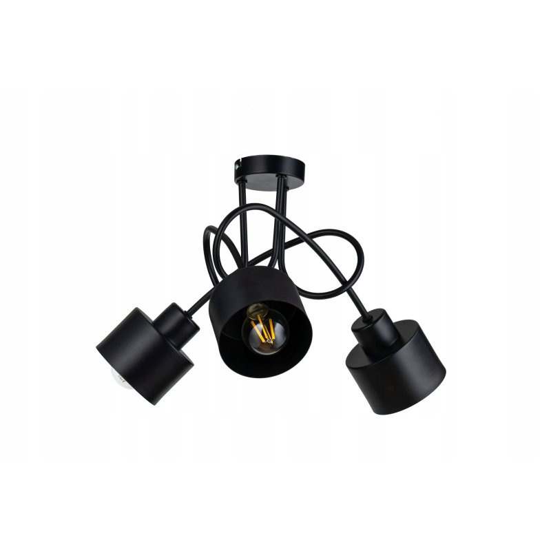 Lampa SUFITOWA żyrandol WISZĄCA LOFT plafon Kubek