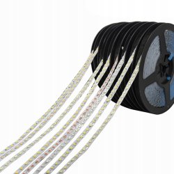 TAŚMA LED ZIG ZAG do zakrętów SKRĘTNA Typ S gięta 12V 7,2W/m IP20 6mm 1m WW