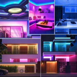 Taśma LED COB linia RGB CCT 24V 20w/m rolka 5m RGBW