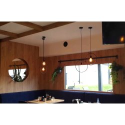 LAMPA sufitowa wisząca ZWIS Edison Loft 1 E27 koło