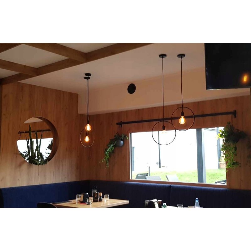 LAMPA sufitowa wisząca ZWIS Edison Loft 1 E27 koło