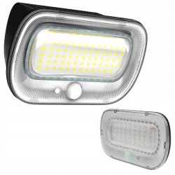 Lampa PREMIUM Elewacyjna Solarna Ogrodowa Kinkiet solarny LED NW IP54 + PIR
