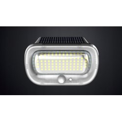 Lampa PREMIUM Elewacyjna Solarna Ogrodowa Kinkiet solarny LED NW IP54 + PIR