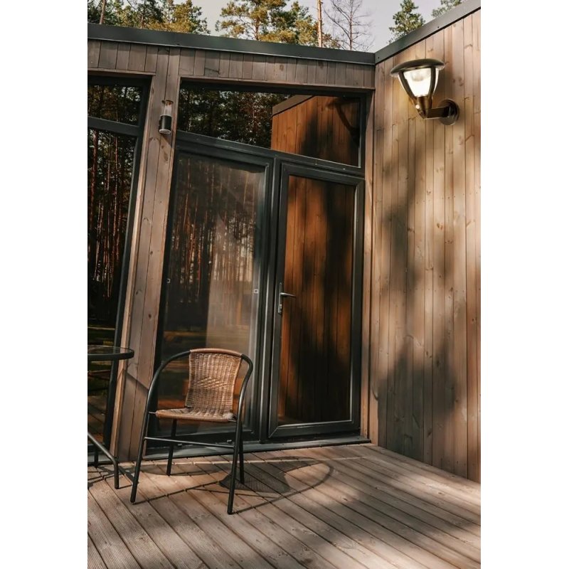 Lampa PREMIUM Elewacyjna Solarna Ogrodowa Kinkiet solarny LED NW + PIR