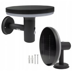 Lampa PREMIUM Elewacyjna Solarna Ogrodowa LED NW Kinkiet solarny + PIR