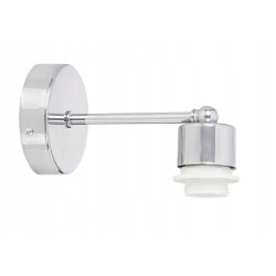 PODSTAWA BAZA LAMPA KINKIET ŚCIENNY STAŁY GÓRA DÓŁ CHROM POD KLOSZ NA E27