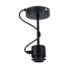Lampa wisząca stała żyrandol sufit klosz drewno 1