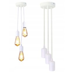 LAMPA sufitowa wisząca ZWIS Edison Loft 3x E27