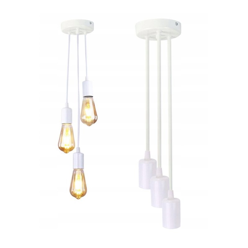 LAMPA sufitowa wisząca ZWIS Edison Loft 3x E27