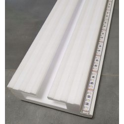 PROFIL ALUMINIOWY PŁASKI do taśm LED 1mb Radiator