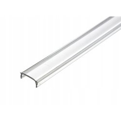 KLOSZ PCV do PROFILI ALU 4mm do LED 2m TRANSPARENTNY C1