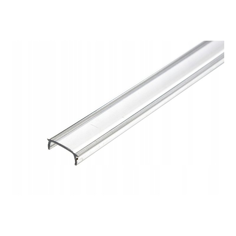 KLOSZ PCV do PROFILI ALU 4mm do LED 2m TRANSPARENTNY C1
